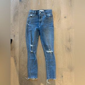 Abercrombie & Fitch. Super skinny stretch fit jeans. Two are 00. The black are 0